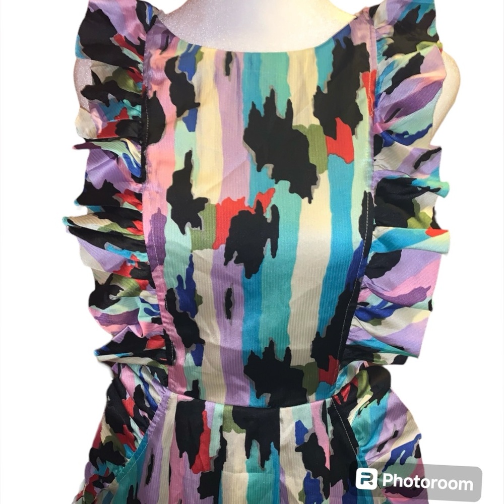 Karlie Open Back Ruffle Mini Dress - Picture 4 of 6